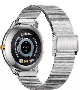 Zegarek damski Smartwatch Rubicon na srebrnej bransolecie RNBE66. Zegarek damski na bransolecie. Zegarek damski Smartwatch idealny na prezent dla kobiety (5).jpg
